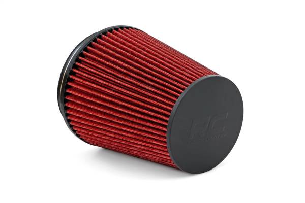 Rough Country Lift Kits & Suspension | 1350 Offroad - Rough Country Cold Air Intake, Red, Cotton Gauze, 8-3/8-in Height, 5-7/8-in Flange Inner Dia - 10551F - Image 1