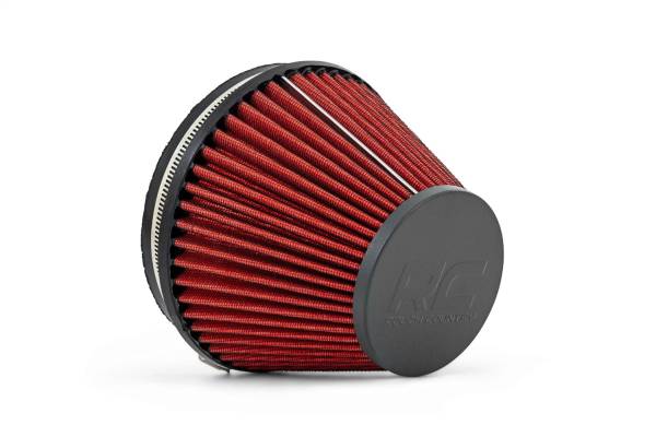 Rough Country Lift Kits & Suspension | 1350 Offroad - Rough Country Cold Air Intake, Red, Cotton Gauze, 10-3/8-in Height, 6-in Flange Inner Dia - 10552F - Image 1