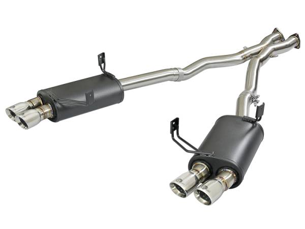aFe Power Performance Parts & Installation | 1350 Offroad - aFe MACH Force-Xp 2-1/2-in 304 Stainless Steel Cat-Back Exhaust with Polished Tips - 49-36339-P - Image 1