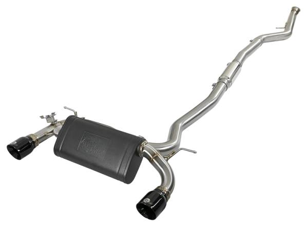 aFe Power Performance Parts & Installation | 1350 Offroad - aFe MACH Force-Xp 304 Stainless Steel Cat-Back Exhaust System with Black Tips - 49-36340-B - Image 1