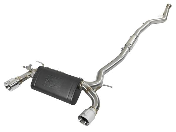 aFe Power Performance Parts & Installation | 1350 Offroad - aFe MACH Force-Xp 304 Stainless Steel Cat-Back Exhaust System with Polished Tips - 49-36340-P - Image 1