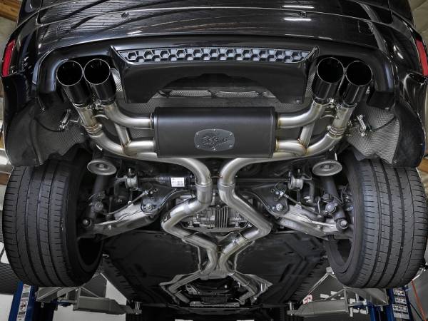 aFe Power Performance Parts & Installation | 1350 Offroad - aFe MACH Force-XP 3-1/2-in 304 Stainless Steel Cat-Back Exhaust System with Black Tip - 49-36341-B - Image 1