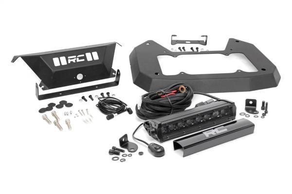 Rough Country Lift Kits & Suspension | 1350 Offroad - Rough Country Spare Tire Delete Kit, Rear Relocates License Plate, Laser Cut, Retains Backup Camera - 10584 - Image 1