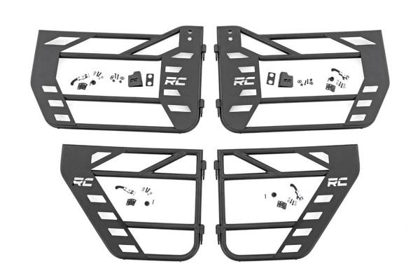 Rough Country Lift Kits & Suspension | 1350 Offroad - Rough Country Tube Doors, Front & Rear, 1.25-in Tubular Steel - 10588 - Image 1