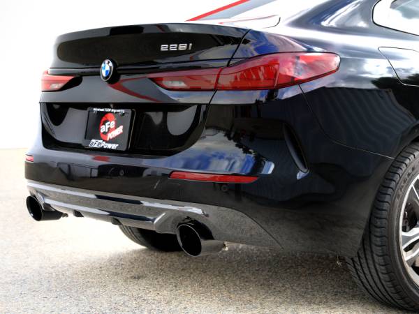 aFe Power Performance Parts & Installation | 1350 Offroad - aFe MACH Force-Xp 3-in to 2-1/2-in Stainless Steel Axle-Back Exhaust System Black - 49-36355-B - Image 1
