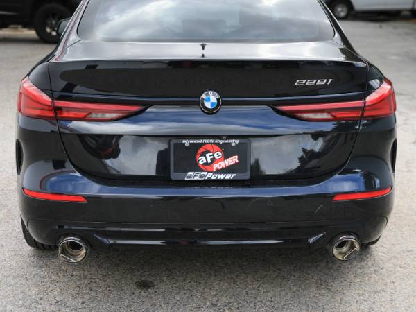 aFe Power Performance Parts & Installation | 1350 Offroad - aFe MACH Force-Xp 3-in to 2-1/2-in Stainless Steel Axle-Back Exhaust System Carbon - 49-36355-C - Image 1