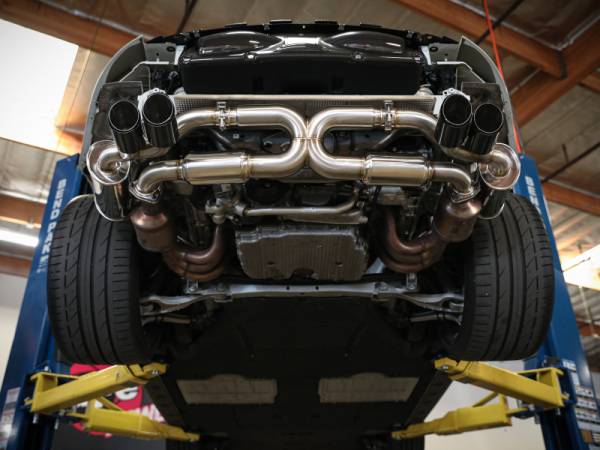 aFe Power Performance Parts & Installation | 1350 Offroad - aFe MACH Force-Xp 2-1/2-in 304 Stainless Steel Cat-Back Exhaust with Carbon Fiber Tips - 49-36406-1C - Image 1