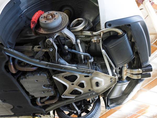 aFe Power Performance Parts & Installation | 1350 Offroad - aFe MACH Force-Xp 2-1/2-in to 2-in Stainless Steel Cat-Back Exhaust System Carbon - 49-36415-C - Image 1
