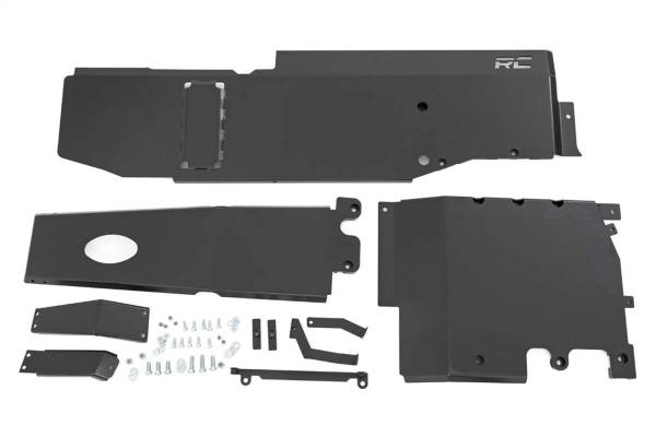 Rough Country Lift Kits & Suspension | 1350 Offroad - Rough Country Skid Plate, Engine/Transfer Case/Gas Tank Combo - 10608 - Image 1