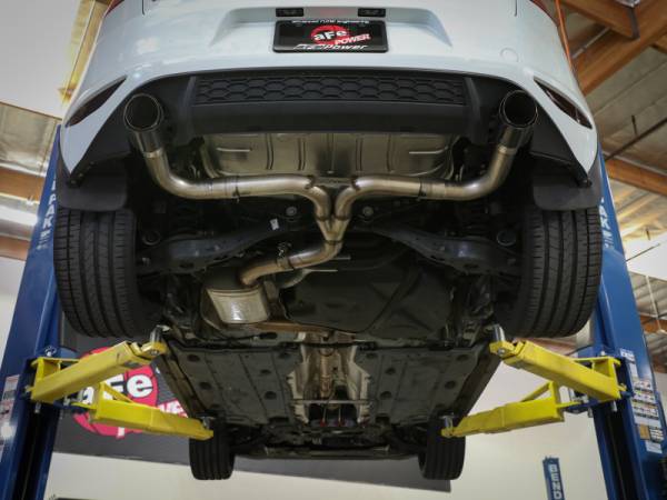 aFe Power Performance Parts & Installation | 1350 Offroad - aFe MACH Force-Xp 3-in to 2-1/2-in Stainless Steel Cat-Back Exhaust System Carbon - 49-36418-C - Image 1