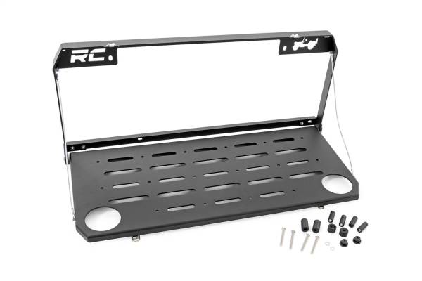 Rough Country Lift Kits & Suspension | 1350 Offroad - Rough Country Tailgate Folding Table, Black Powdercoat Finish, 26.75-in Wide & 12-in Deep - 10625 - Image 1