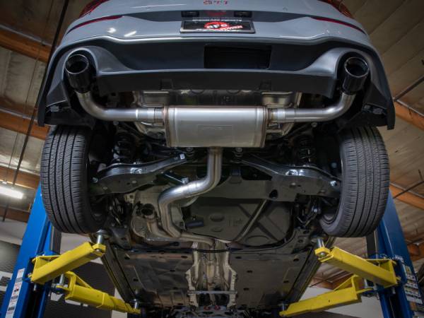 aFe Power Performance Parts & Installation | 1350 Offroad - aFe Gemini XV 3 to 2-1/2-in 304 Stainless Steel Cat-Back Exhaust with Cut-Out Carbon - 49-36451-C - Image 1