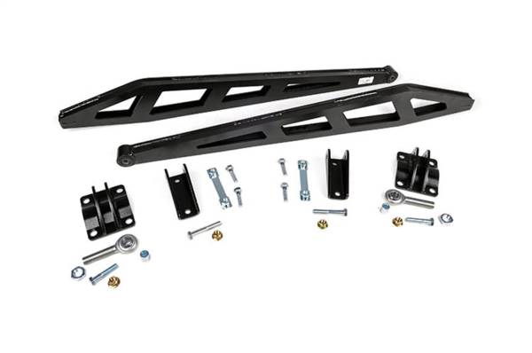 Rough Country Lift Kits & Suspension | 1350 Offroad - Rough Country Traction Bar Kit, for 0-7.5-in Lift, Axle Brackets, Frame Brackets, Hardware - 1069 - Image 1