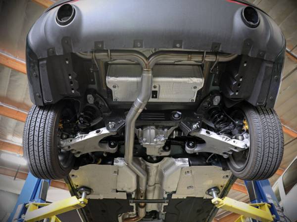 aFe Power Performance Parts & Installation | 1350 Offroad - aFe MACH Force-Xp 2-in to 2-1/2-in Stainless Steel Axle-Back Exhaust System Alfa Romeo Giulia 17-26 L4-2.0L (t) - 49-36902 - Image 1
