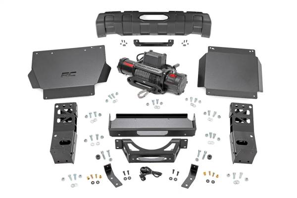 Rough Country Lift Kits & Suspension | 1350 Offroad - Rough Country Winch Mounting Plate, with PRO12000S - 10815 - Image 1