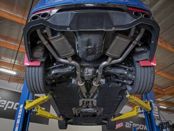 aFe Power Performance Parts & Installation | 1350 Offroad - aFe Gemini XV 2-1/2-in 304 Stainless Steel Cat-Back Exhaust System with Cut-Out - 49-37025 - Image 1