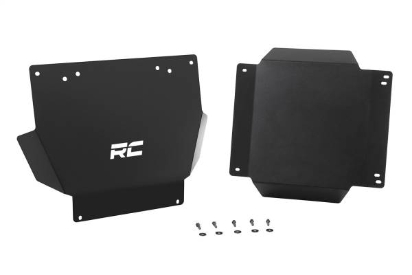 Rough Country Lift Kits & Suspension | 1350 Offroad - Rough Country Skid Plate, Gloss Black, Differential Skid Plate, Hardware - 10919 - Image 1