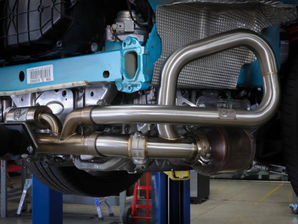 aFe Power Performance Parts & Installation | 1350 Offroad - aFe MACH Force-Xp 304 Stainless Steel Primary Muffler Delete Pipe Porsche 911 GT3 14-19 H6-3.8/4.0L - 49C36441 - Image 1