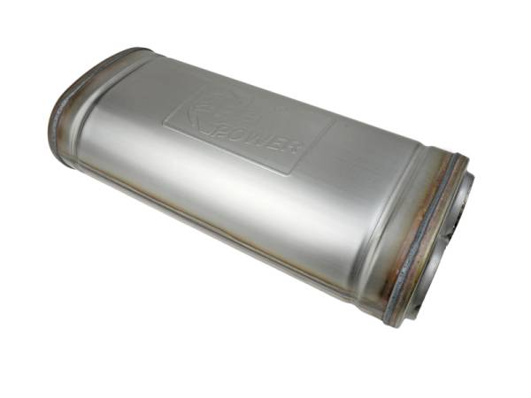 aFe Power Performance Parts & Installation | 1350 Offroad - aFe MACH Force-Xp 409 Stainless Steel Muffler 3-in Dual Inlet/Dual Outlet 5-in H x 8-in W x 18-in L - 49M00055 - Image 1