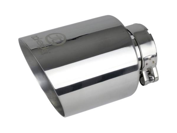 aFe Power Performance Parts & Installation | 1350 Offroad - aFe Takeda 304 Stainless Steel Clamp-on Exhaust Tip Polished 2-1/2-in Inlet x 4-1/2-in Outlet x 7-in L - 49T25454-P07 - Image 1