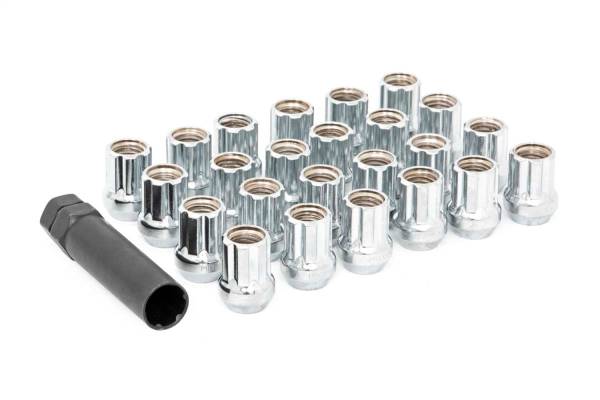 Rough Country Lift Kits & Suspension | 1350 Offroad - Rough Country Wheel Installation Kit, Lug Nut Set, M12x1.5, Set Of 24, Chrome, Open End - 121524CHOE - Image 1