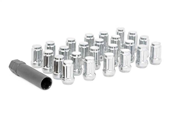 Rough Country Lift Kits & Suspension | 1350 Offroad - Rough Country Wheel Installation Kit, Lug Nut Set, 1/2x20, Set Of 24, Chrome - 122024CH - Image 1