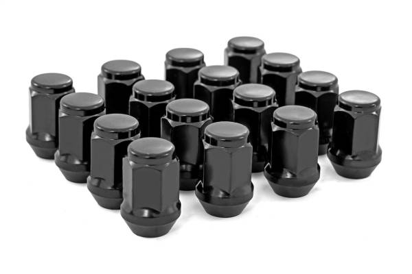 Rough Country Lift Kits & Suspension | 1350 Offroad - Rough Country Wheel Installation Kit, M12x1.5, Black, Lug Nut Set Of 16 - 1907SBLK - Image 1