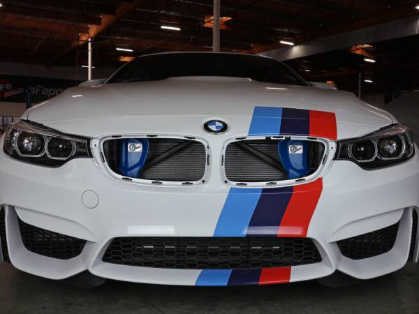 aFe Power Performance Parts & Installation | 1350 Offroad - aFe Dynamic Air Scoop D.A.S. Blue BMW M3 15-18 (F80)/M4 15-20 (F82/83) S55 - 54-13032SL - Image 1