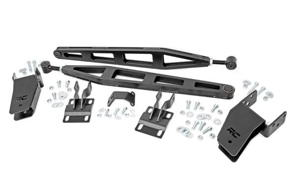 Rough Country Lift Kits & Suspension | 1350 Offroad - Rough Country Traction Bar Kit, Mounting Kit, Cleveite Rubber Bushings, U-Bolt, 4.5-6-in Lift - 51003 - Image 1