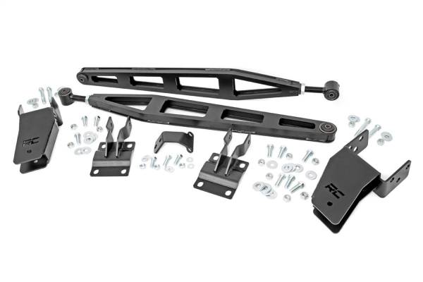 Rough Country Lift Kits & Suspension | 1350 Offroad - Rough Country Traction Bar Kit, Mounting Kit, Cleveite Rubber Bushings, U-Bolt, 0-3-in Lift - 51005 - Image 1