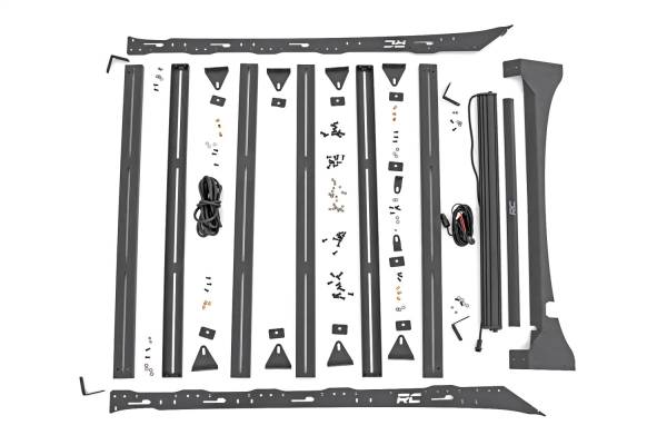 Rough Country Lift Kits & Suspension | 1350 Offroad - Rough Country Roof Rack System, with Front, Facing LED - 51021 - Image 1