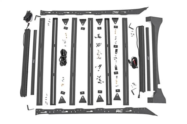 Rough Country Lift Kits & Suspension | 1350 Offroad - Rough Country Roof Rack System, with Front & Rear, Facing LED Lights - 51022 - Image 1