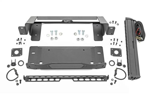 Rough Country Lift Kits & Suspension | 1350 Offroad - Rough Country Winch Mounting Plate, Mounting Bracket, Sensor Mount Kit, [2] Sensor Mount Plate - 51068 - Image 1