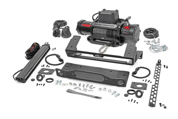Rough Country Lift Kits & Suspension | 1350 Offroad - Rough Country Winch Mounting Plate, Mounting Bracket, Sensor Mount Kit, [2] Sensor Mount Plate - 51096 - Image 1