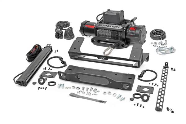 Rough Country Lift Kits & Suspension | 1350 Offroad - Rough Country Winch Mounting Plate, Mounting Bracket, Sensor Mount Kit, [2] Sensor Mount Plate - 51098 - Image 1