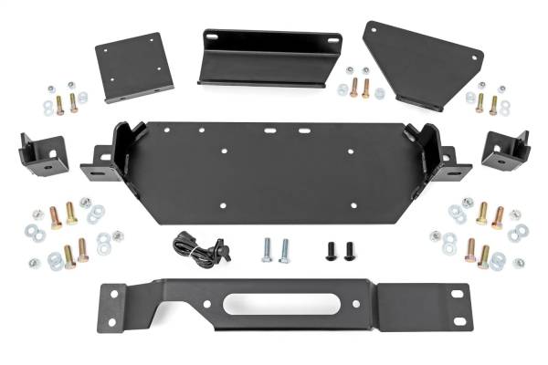 Rough Country Lift Kits & Suspension | 1350 Offroad - Rough Country Hidden Winch Mounting Plate, Only Mount - 51119 - Image 1