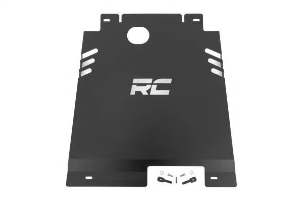Rough Country Lift Kits & Suspension | 1350 Offroad - Rough Country Catalytic Converter Shield, 14-Gauge Steel, Black Powder Coating - 53001 - Image 1