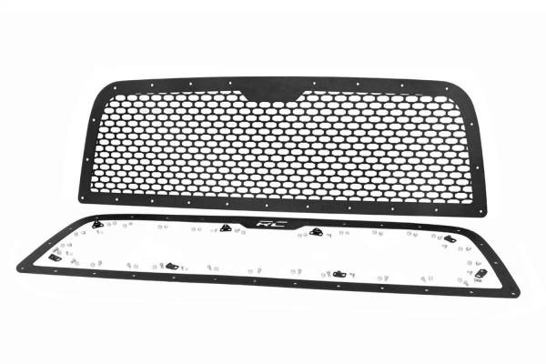 Rough Country Lift Kits & Suspension | 1350 Offroad - Rough Country Laser-Cut Mesh Replacement Grille, Unique Mesh Pattern, Corrosion Resistant Black Powdercoat - 70150 - Image 1