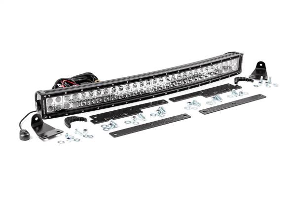 Rough Country Lift Kits & Suspension | 1350 Offroad - Rough Country Cree Chrome Series LED Light Bar, 30-in, Dual Row, 14400 Lumens, 180 Watts, Spot Beam - 70624 - Image 1
