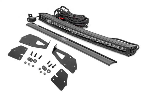 Rough Country Lift Kits & Suspension | 1350 Offroad - Rough Country LED Hidden Grille Kit, 30-in, with Black Series DRL - 70701BLDRL - Image 1