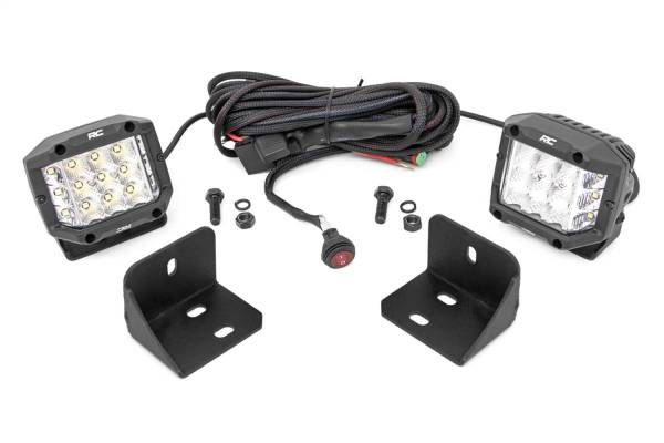 Rough Country Lift Kits & Suspension | 1350 Offroad - Rough Country LED Kit, 3-in, Rear-Facing Lower, Dual Row, Premium Wiring Harness without n/Off Switch - 71024 - Image 1