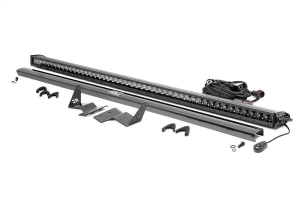 Rough Country Lift Kits & Suspension | 1350 Offroad - Rough Country LED Light Bar, Windshield, 50-in, Black Series, Single Row - 71043 - Image 1