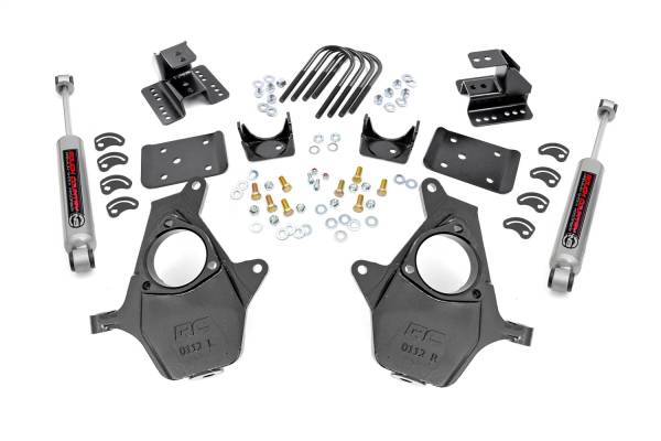 Rough Country Lift Kits & Suspension | 1350 Offroad - Rough Country Lowering Kit, 2-in Front Drop, 2-in Rear Drop - 71630 - Image 1