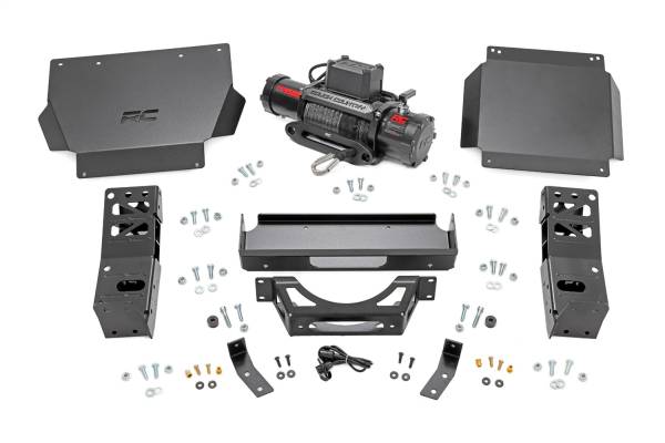 Rough Country Lift Kits & Suspension | 1350 Offroad - Rough Country Hidden Winch Mounting Plate, 9500S - 72012 - Image 1