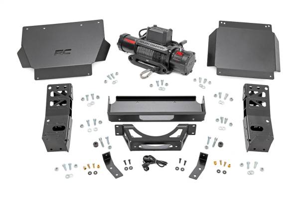 Rough Country Lift Kits & Suspension | 1350 Offroad - Rough Country Hidden Winch Mounting Plate, 12000S - 72013 - Image 1