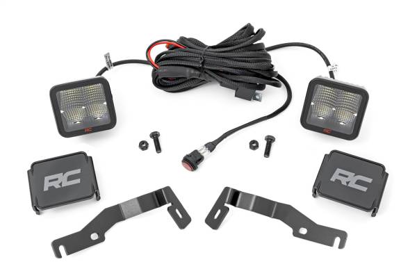 Rough Country Lift Kits & Suspension | 1350 Offroad - Rough Country LED Fog Light Kit, 2-in Spectrum, Ditch Mount, Spot, Pair - 72107 - Image 1