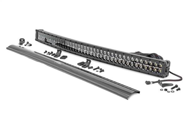 Rough Country Lift Kits & Suspension | 1350 Offroad - Rough Country Cree Black Series LED Light Bar, 40-in, Dual Row, 36000 Lumens, 400 Watts, Spot/Flood Beam - 72940BD - Image 1