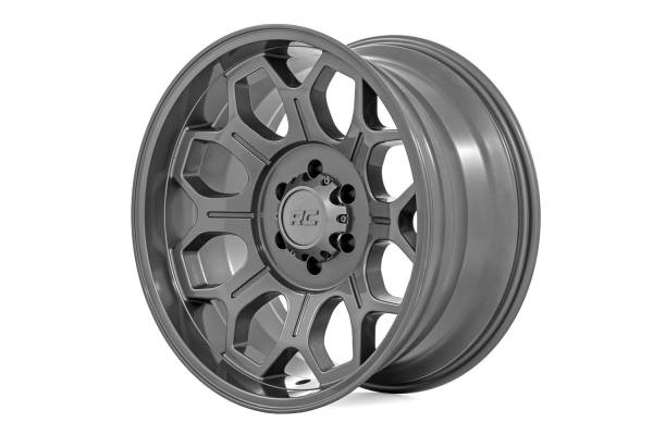 Rough Country Lift Kits & Suspension | 1350 Offroad - Rough Country Series 77 Wheel, One-Piece, Gunmetal Gray, 20x9-in, 6x135, 0mm Offset - 77200917G - Image 1