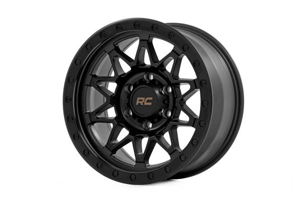 Rough Country Lift Kits & Suspension | 1350 Offroad - Rough Country Series 78 Wheel, Simulated Beadlock, Black, 18x9-in, 6x135, 0mm Offset - 78180917B - Image 1
