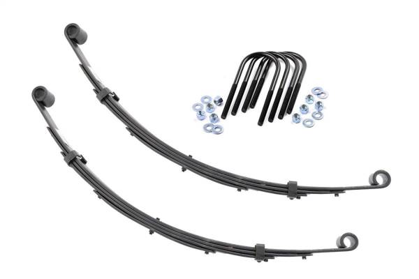 Rough Country Lift Kits & Suspension | 1350 Offroad - Rough Country Leaf Spring, Front, 3-in, 44.5-in Length, 7.5-in Uncompressed Arch - 8004KIT - Image 1